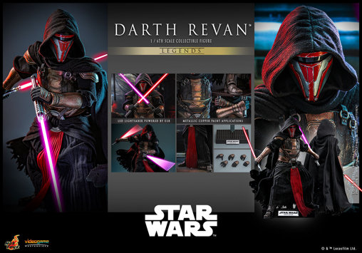 Star Wars - Legends: Darth Revan, 1/6 Figur von Hot Toys