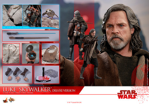 Star Wars - Episode VIII - The Last Jedi: Luke Skywalker - Deluxe, 1/6 Figur von Hot Toys