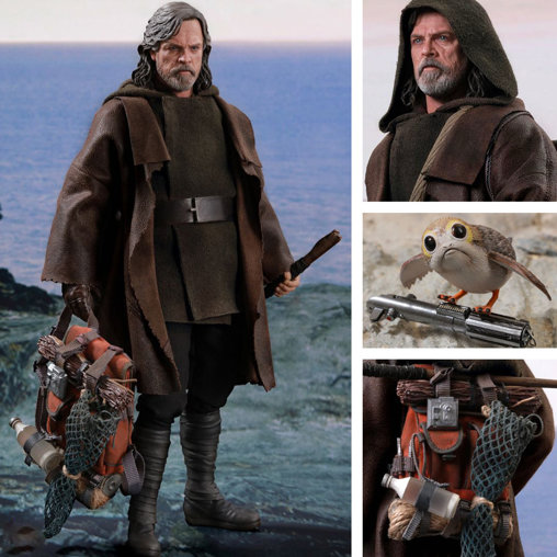 Star Wars - Episode VIII - The Last Jedi: Luke Skywalker - Deluxe, 1/6 Figur ... https://spaceart.de/produkte/sw198-luke-skywalker-deluxe-figur-hot-toys-mms458-903204-4897011184944-star-wars-the-last-jedi-spaceart.php