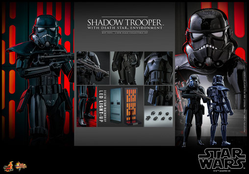 Star Wars: Shadow Trooper with Death Star Environment, 1/6 Figur von Hot Toys