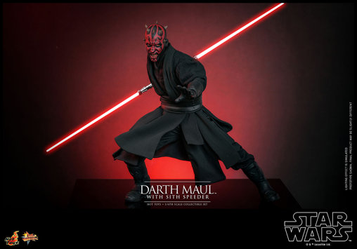Star Wars - Episode I - The Phantom Menace: Darth Maul with Sith Speeder, 1/6 Figur ... https://spaceart.de/produkte/sw201-darth-maul-mit-sith-speeder-figur-hot-toys.php