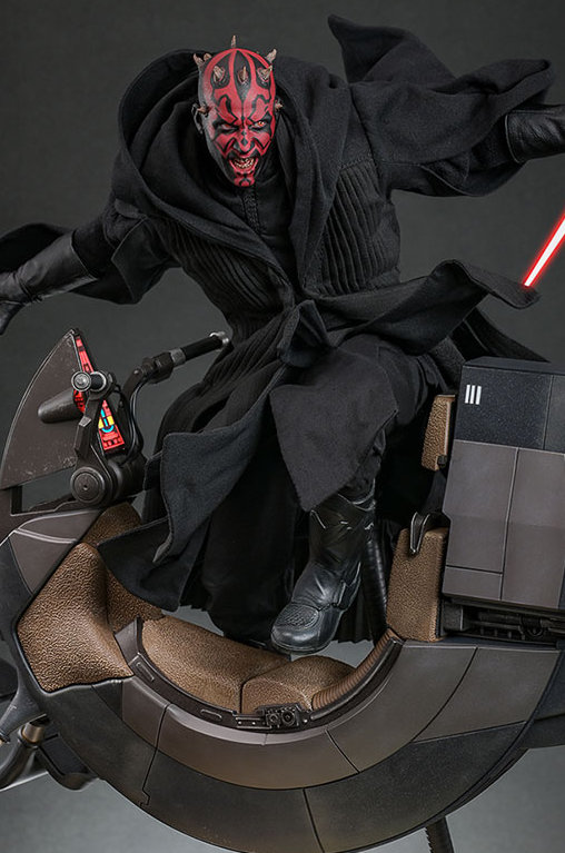 Star Wars - Episode I - The Phantom Menace: Darth Maul with Sith Speeder, 1/6 Figur von Hot Toys