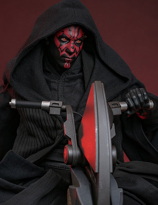 Star Wars - Episode I - The Phantom Menace: Darth Maul with Sith Speeder, 1/6 Figur von Hot Toys