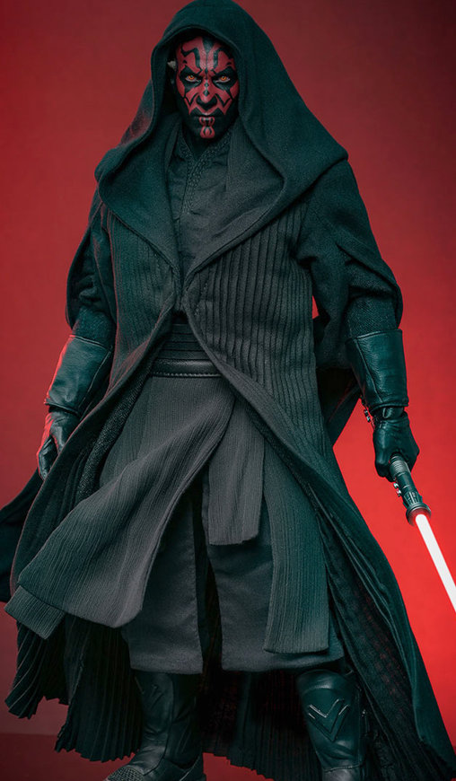 Star Wars - Episode I - The Phantom Menace: Darth Maul with Sith Speeder, 1/6 Figur von Hot Toys