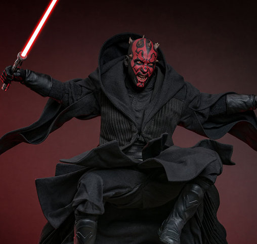 Star Wars - Episode I - The Phantom Menace: Darth Maul with Sith Speeder, 1/6 Figur von Hot Toys