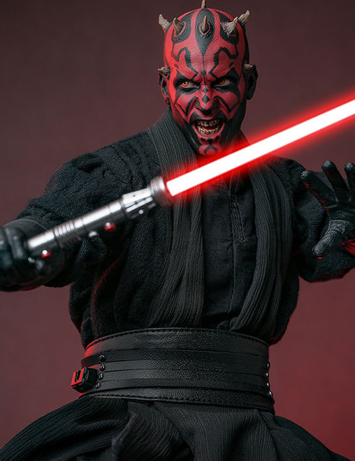 Star Wars - Episode I - The Phantom Menace: Darth Maul with Sith Speeder, 1/6 Figur von Hot Toys