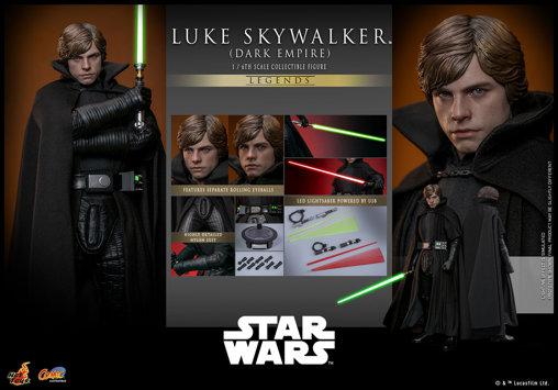 Star Wars - Legends: Luke Skywalker - Dark Empire, 1/6 Figur von Hot Toys