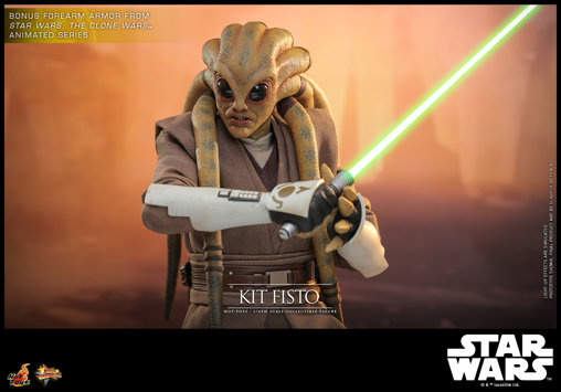 Star Wars - Episode III - Revenge of the Sith: Kit Fisto, 1/6 Figur von Hot Toys