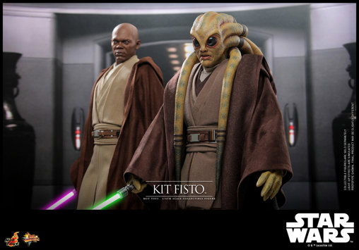 Star Wars - Episode III - Revenge of the Sith: Kit Fisto, 1/6 Figur von Hot Toys