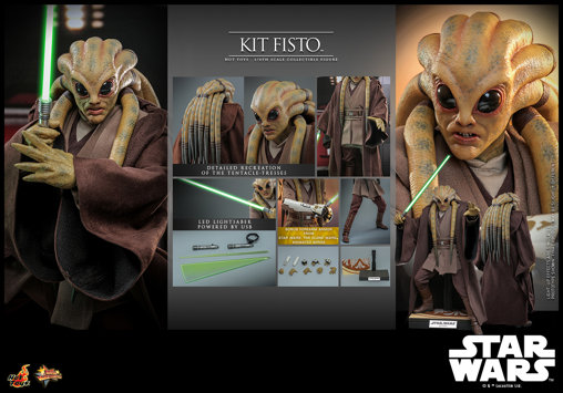Star Wars - Episode III - Revenge of the Sith: Kit Fisto, 1/6 Figur von Hot Toys