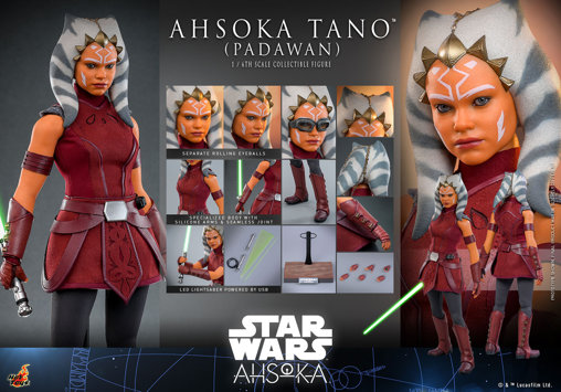 Star Wars - Ahsoka: Ahsoka Tano - Padawan, 1/6 Figur von Hot Toys