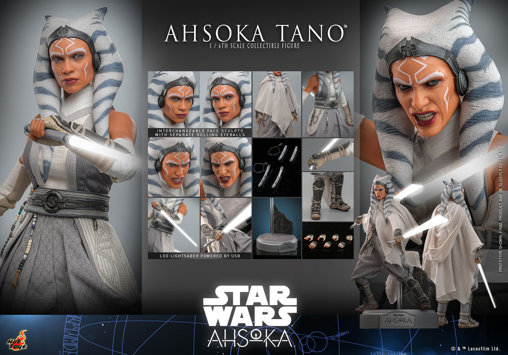 Star Wars - Ahsoka: Ahsoka Tano, 1/6 Figur von Hot Toys