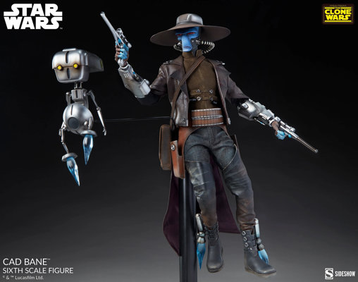 Star Wars - The Clone Wars: Cad Bane, 1/6 Figur von Sideshow