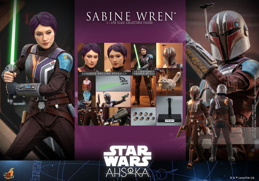 Star Wars - Ahsoka: Sabine Wren, 1/6 Figur von Hot Toys