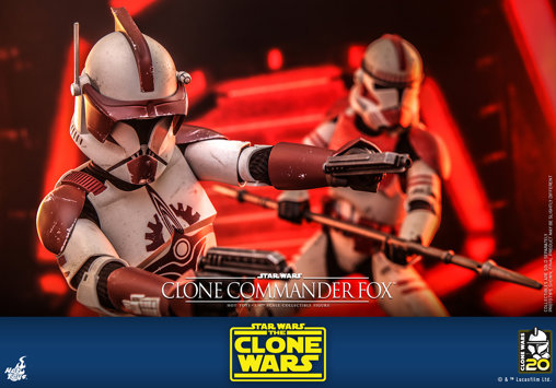 Star Wars - The Clone Wars: Clone Commander Fox, 1/6 Figur von Hot Toys
