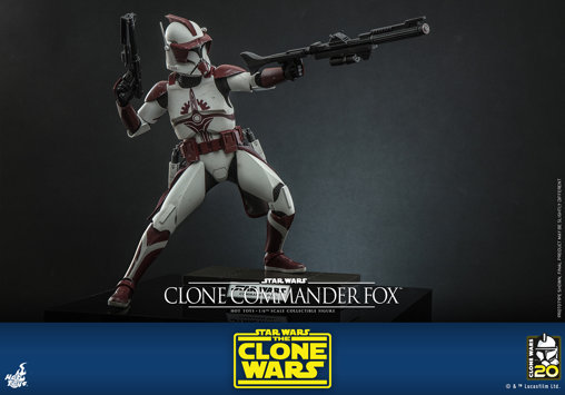 Star Wars - The Clone Wars: Clone Commander Fox, 1/6 Figur von Hot Toys