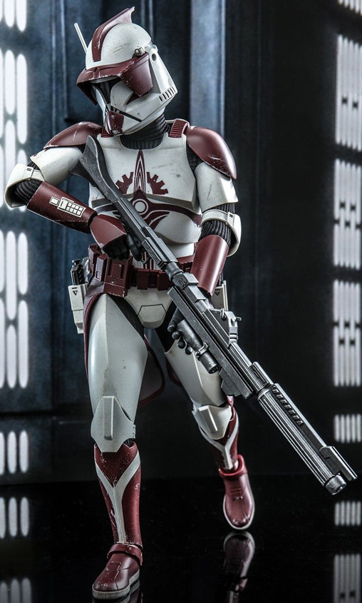 Star Wars - The Clone Wars: Clone Commander Fox, 1/6 Figur von Hot Toys