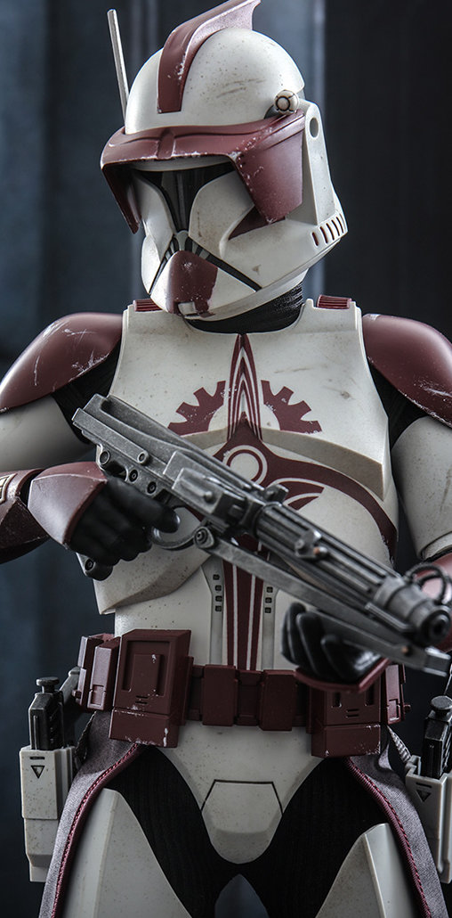 Star Wars - The Clone Wars: Clone Commander Fox, 1/6 Figur von Hot Toys
