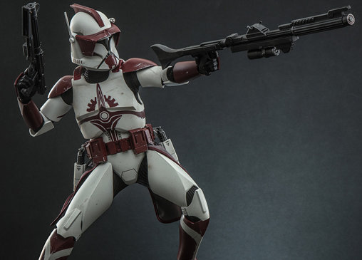 Star Wars - The Clone Wars: Clone Commander Fox, 1/6 Figur von Hot Toys