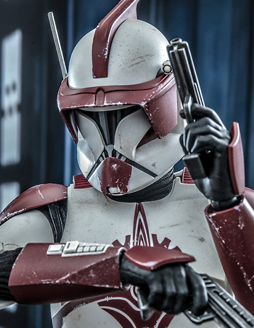 Star Wars - The Clone Wars: Clone Commander Fox, 1/6 Figur von Hot Toys