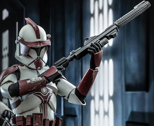 Star Wars - The Clone Wars: Clone Commander Fox, 1/6 Figur von Hot Toys
