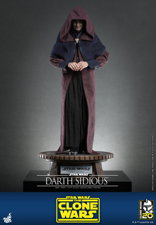 Star Wars - The Clone Wars: Darth Sidious, 1/6 Figur von Hot Toys