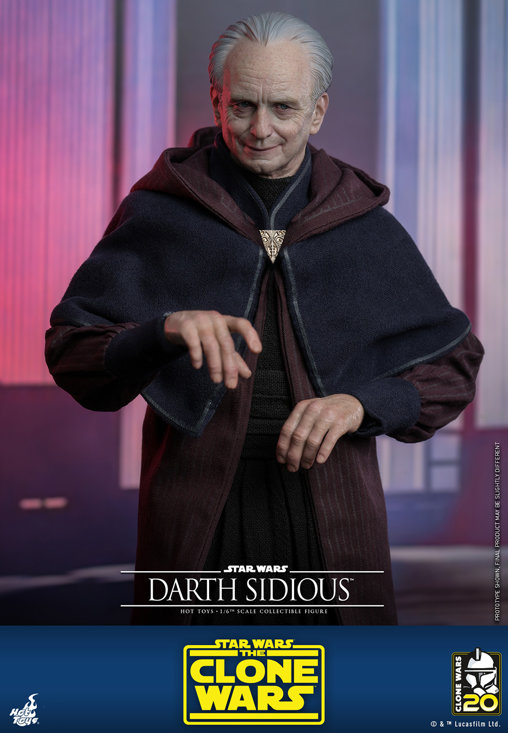 Star Wars - The Clone Wars: Darth Sidious, 1/6 Figur von Hot Toys