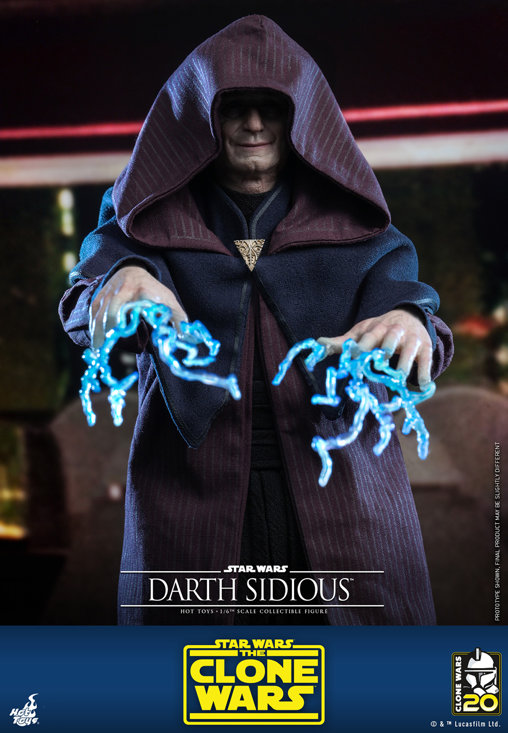 Star Wars - The Clone Wars: Darth Sidious, 1/6 Figur von Hot Toys