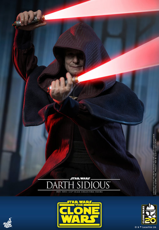 Star Wars - The Clone Wars: Darth Sidious, 1/6 Figur von Hot Toys