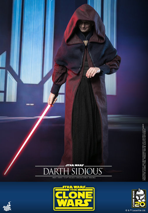 Star Wars - The Clone Wars: Darth Sidious, 1/6 Figur von Hot Toys
