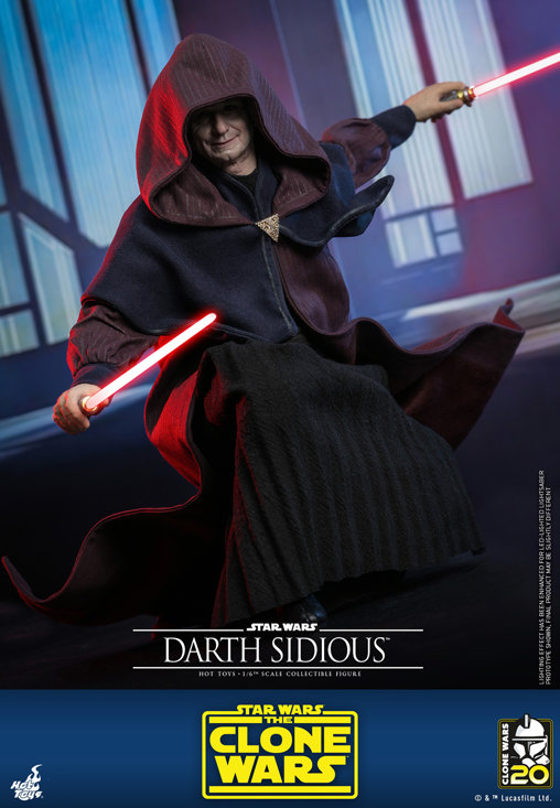 Star Wars - The Clone Wars: Darth Sidious, 1/6 Figur von Hot Toys