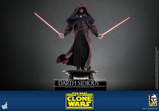 Star Wars - The Clone Wars: Darth Sidious, 1/6 Figur von Hot Toys