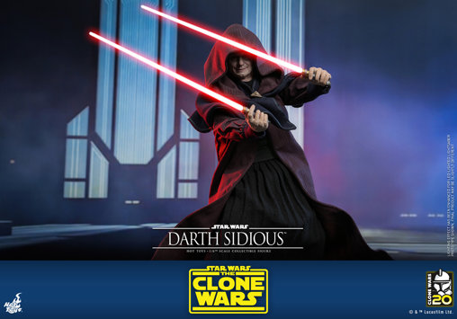Star Wars - The Clone Wars: Darth Sidious, 1/6 Figur von Hot Toys