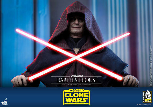 Star Wars - The Clone Wars: Darth Sidious, 1/6 Figur von Hot Toys