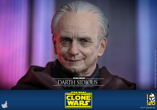 Star Wars - The Clone Wars: Darth Sidious, 1/6 Figur von Hot Toys