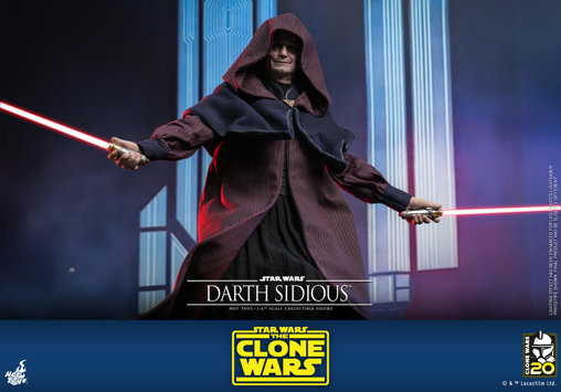 Star Wars - The Clone Wars: Darth Sidious, 1/6 Figur von Hot Toys