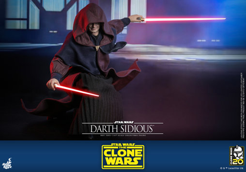 Star Wars - The Clone Wars: Darth Sidious, 1/6 Figur von Hot Toys