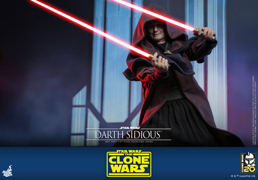 Star Wars - The Clone Wars: Darth Sidious, 1/6 Figur von Hot Toys