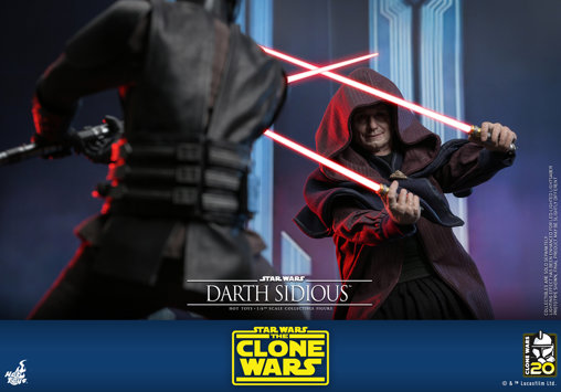 Star Wars - The Clone Wars: Darth Sidious, 1/6 Figur von Hot Toys