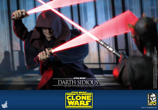 Star Wars - The Clone Wars: Darth Sidious, 1/6 Figur von Hot Toys