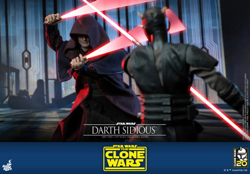 Star Wars - The Clone Wars: Darth Sidious, 1/6 Figur von Hot Toys