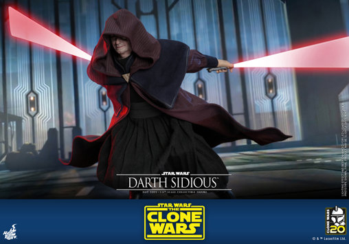 Star Wars - The Clone Wars: Darth Sidious, 1/6 Figur von Hot Toys