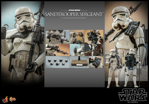 Star Wars - Episode IV - A New Hope: Sandtrooper Sergeant, 1/6 Figur von Hot Toys