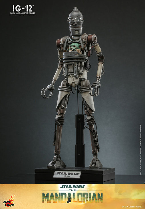Star Wars - The Mandalorian: IG-12, 1/6 Figur von Hot Toys