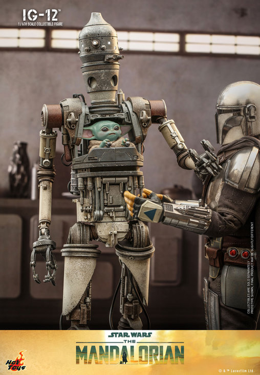 Star Wars - The Mandalorian: IG-12, 1/6 Figur von Hot Toys