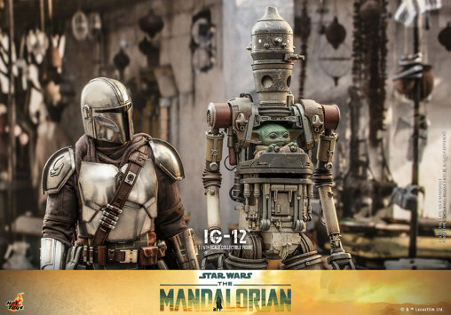 Star Wars - The Mandalorian: IG-12, 1/6 Figur von Hot Toys