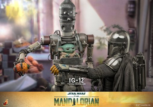 Star Wars - The Mandalorian: IG-12, 1/6 Figur von Hot Toys