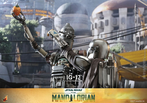 Star Wars - The Mandalorian: IG-12, 1/6 Figur von Hot Toys