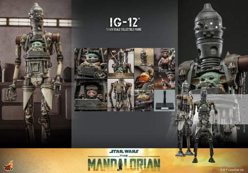 Star Wars - The Mandalorian: IG-12, 1/6 Figur von Hot Toys
