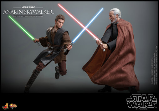 Star Wars - Episode II - Attack of the Clones: Anakin Skywalker, 1/6 Figur von Hot Toys